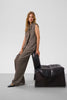 Soaked Kango Waistcoat - Ganache Herringbone