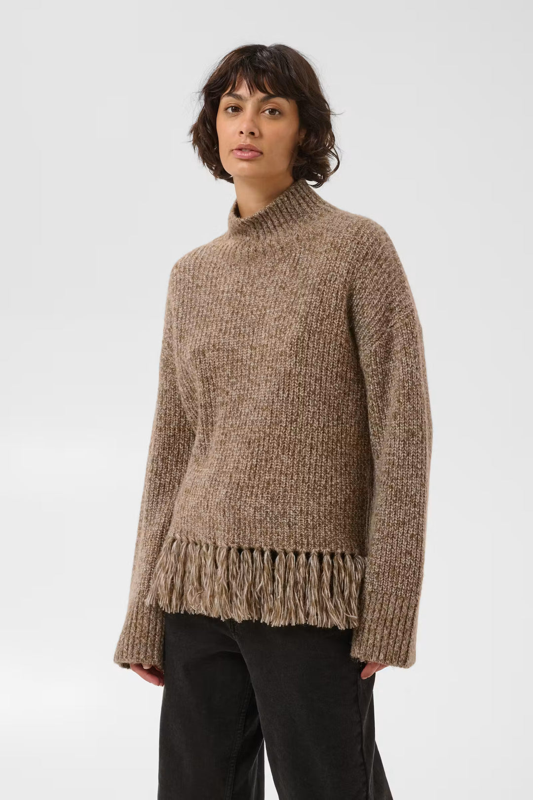 Part Two Cimina Pullover - Brown Mouline