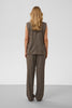 Soaked Kango Waistcoat - Ganache Herringbone