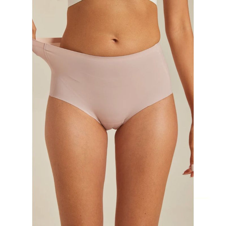 Invisible Highwaist Maxi Trusser - Soft Pink
