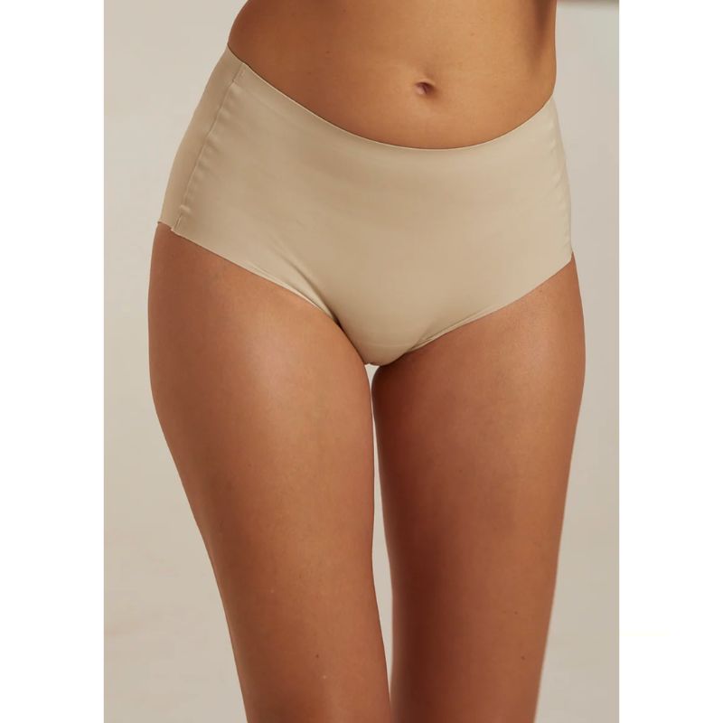 Invisible Highwaist Maxi Trusser - Sand