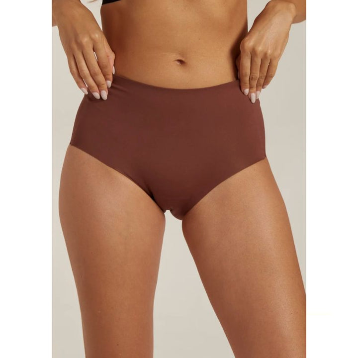 Invisible Highwaist Maxi Trusser - Velvet Chocolate