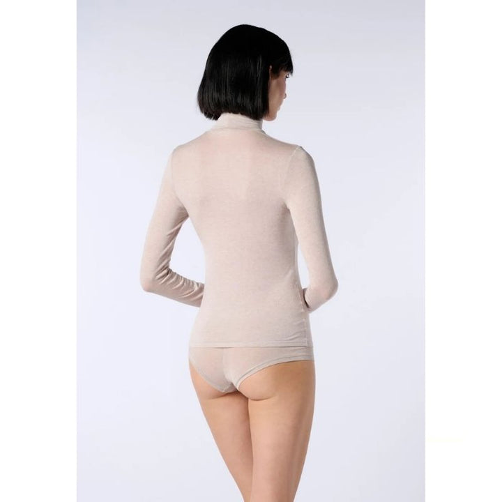 Oroblu Perfect Line Cashmere Turtleneck - Beige