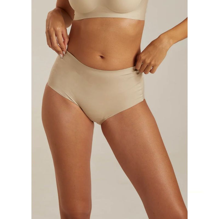 Invisible Highwaist Maxi Trusser - Sand