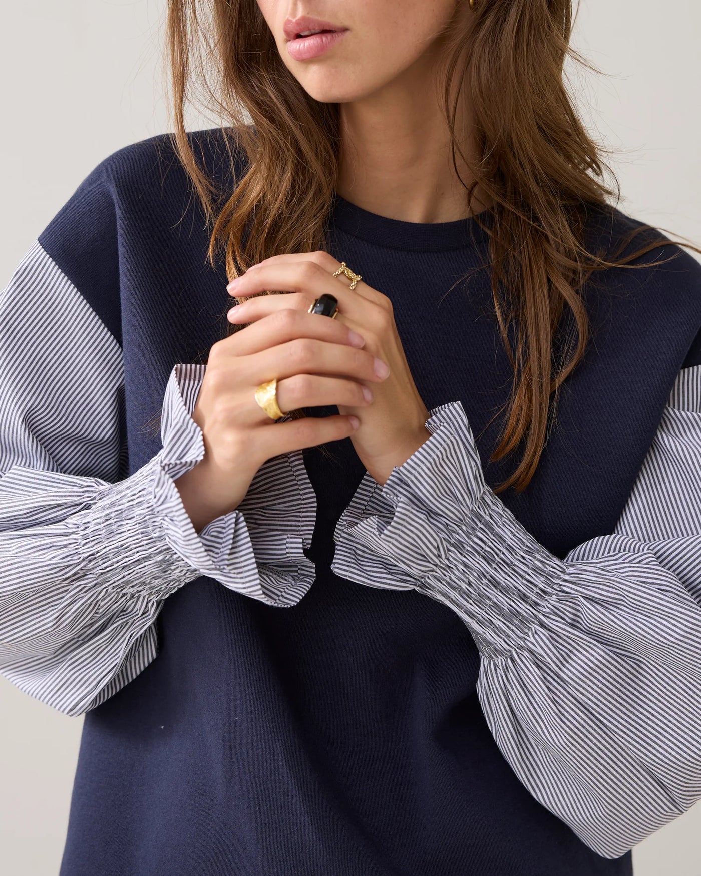 Summum stribet Sweatshirt