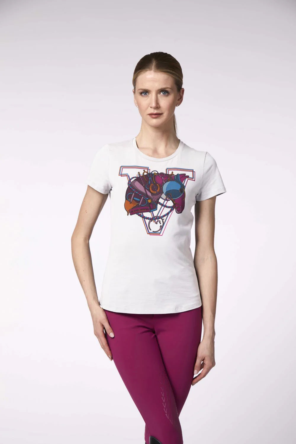 Vestrum T-shirt Mauritius, ride t-shirt, ridebluser, ridetøj, vestrum,