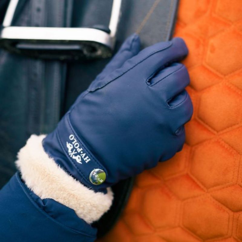 HV Polo Garnet Gloves - Navy