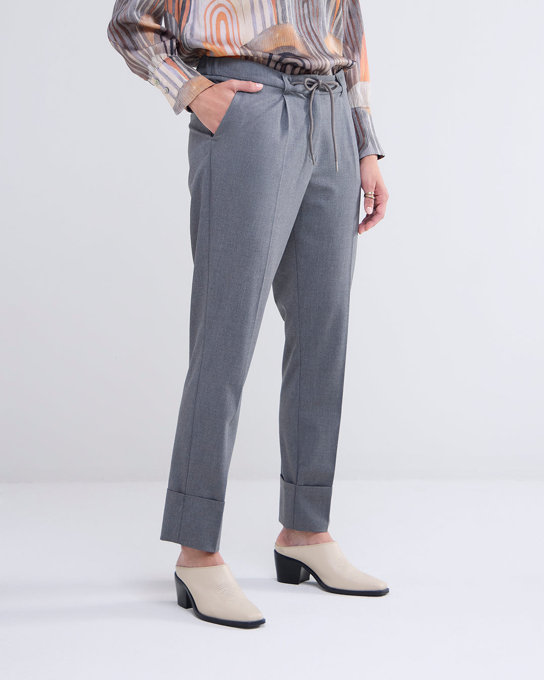 Summum Viscose Bukser - Cloud