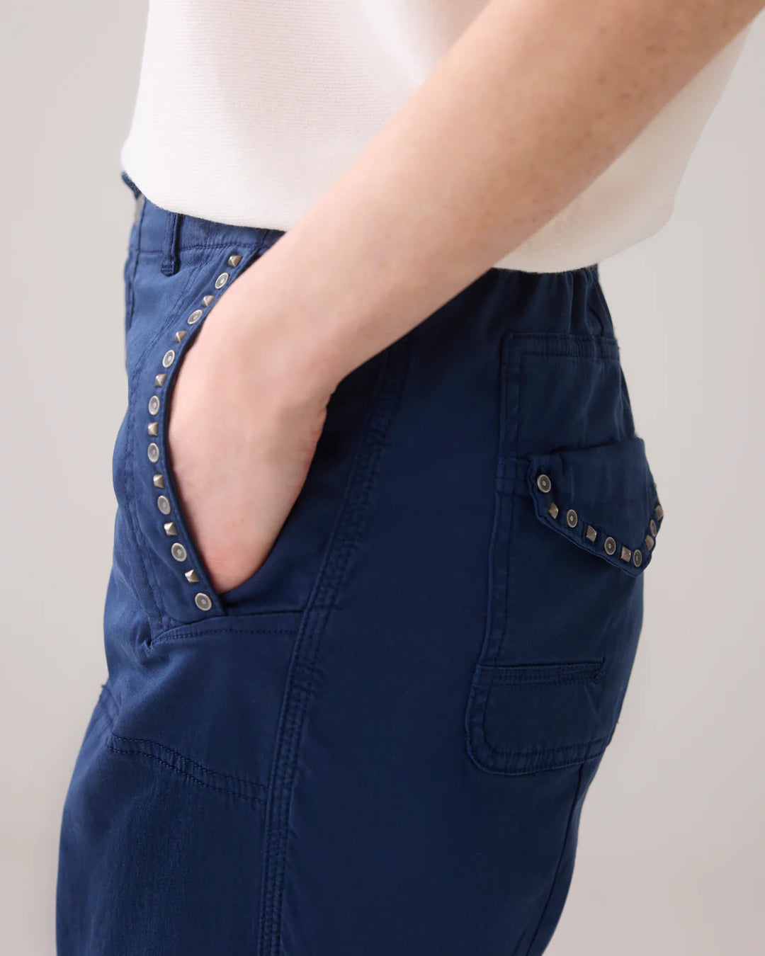 Summum Tapered Soft Bukser - Navy