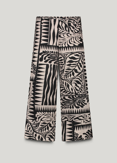 Summum 7/8th length two-tone trousers