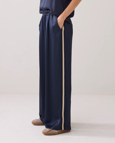 Summum Comfy trousers with piping