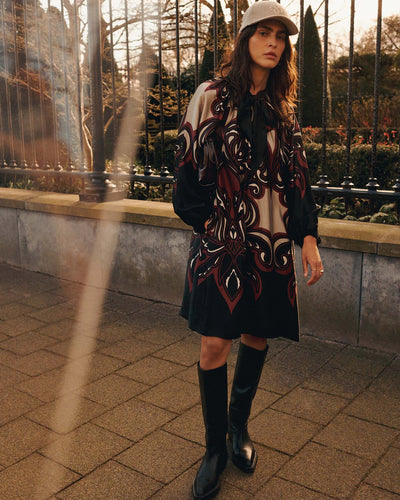 Summum Satin A-line dress