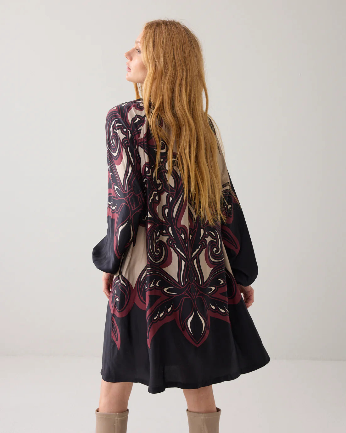 Summum Satin A-line dress