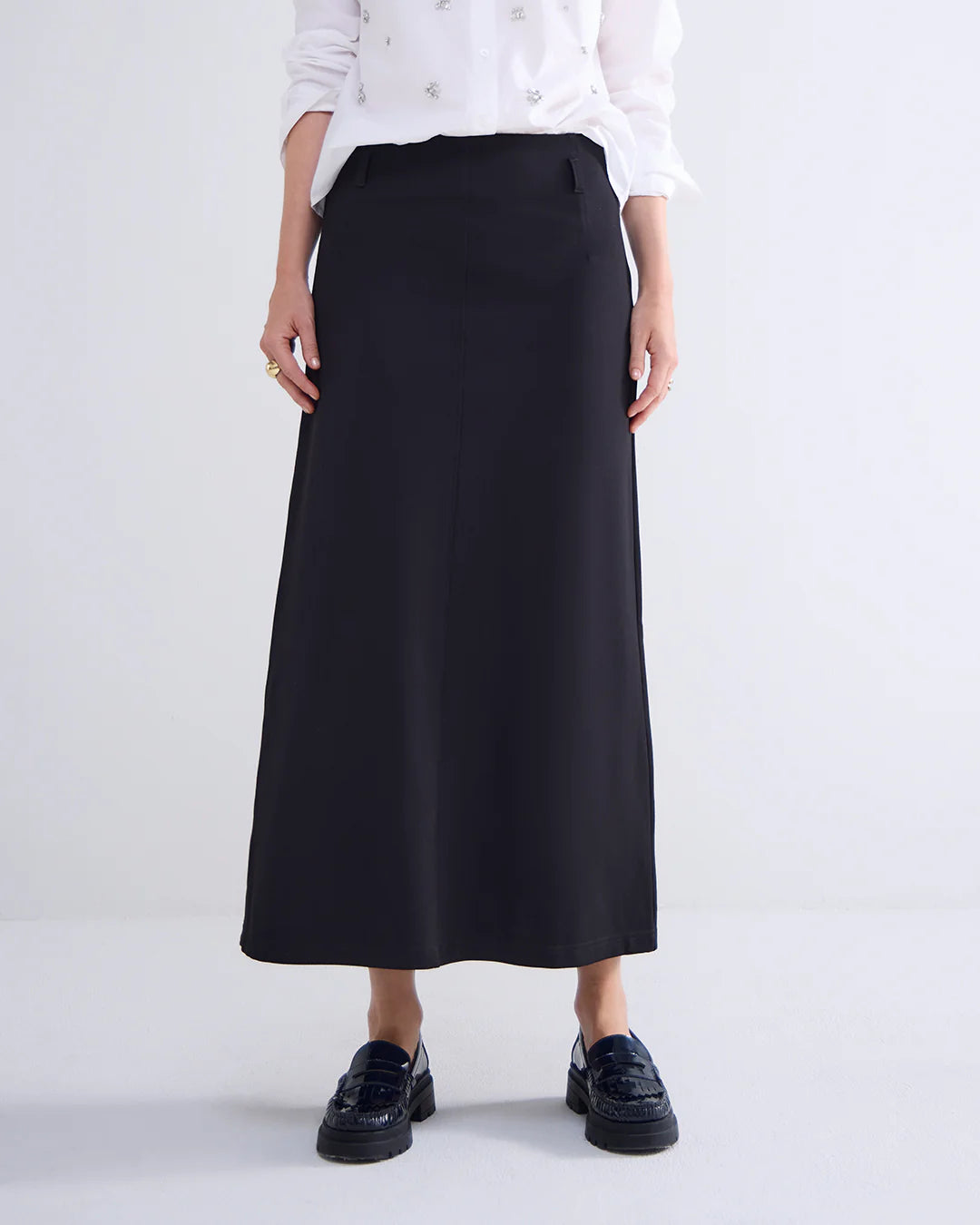 Summum Punto Milano Skirt - Sort, nederdel, summum nederdel, 