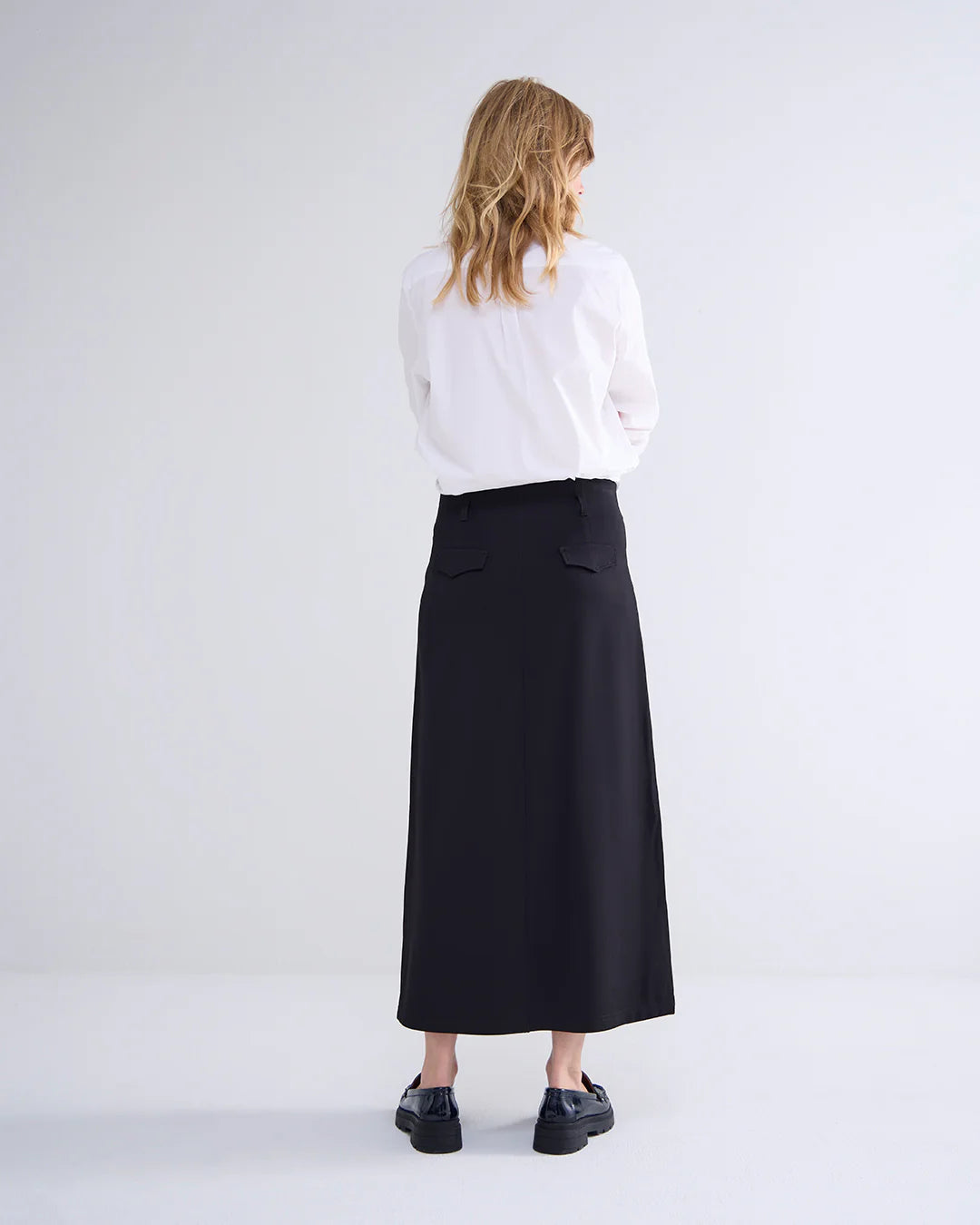 Summum Punto Milano Skirt - Sort, nederdel, summum nederdel, 