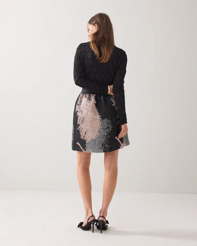 Summum Short skirt in jacquard fabric
