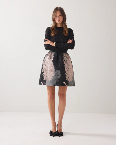 Summum Short skirt in jacquard fabric