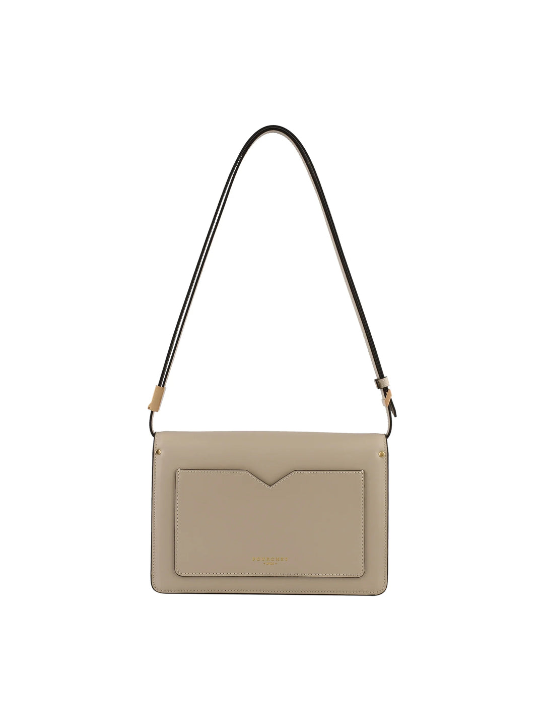 Pourchet Large Ecru skuldertaske - Beige multi