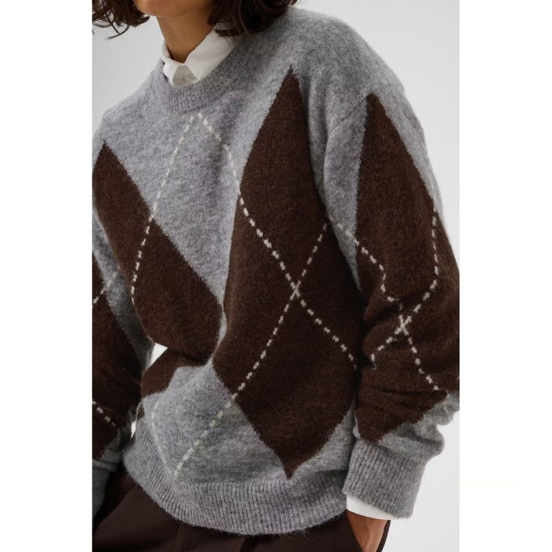 Part Two Sorayas Pullover - Brun / Grå