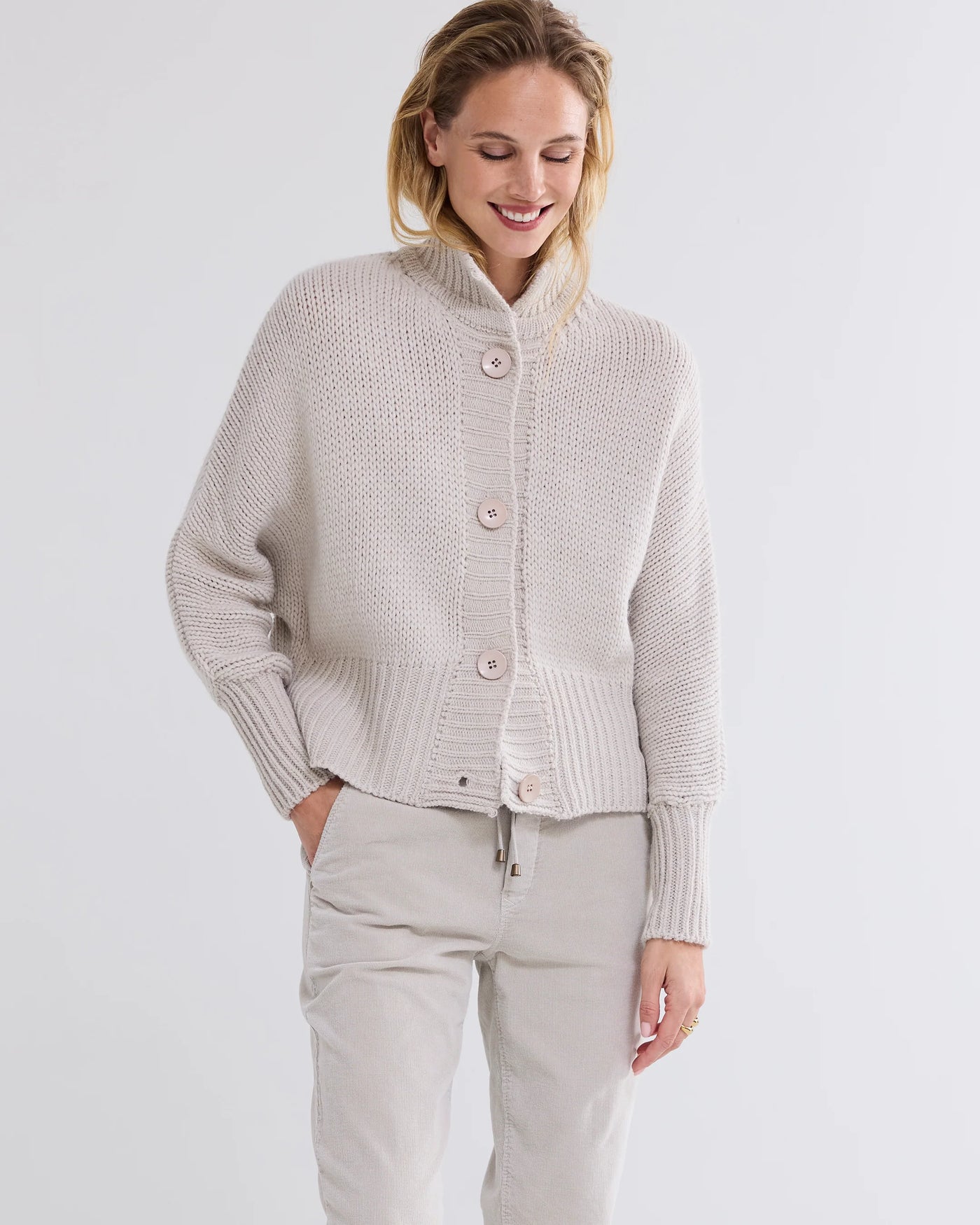 Summum Strikket Cardigan - Beige