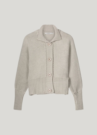 Summum Strikket Cardigan - Beige