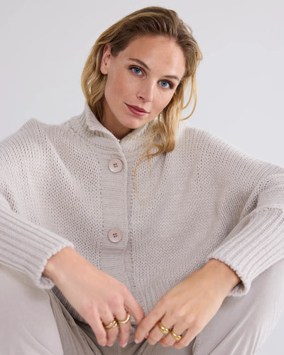 Summum Strikket Cardigan - Beige