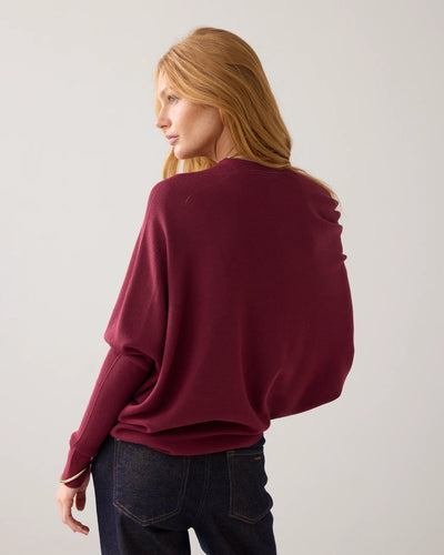Summum Asymmetric knit - Bordeaux