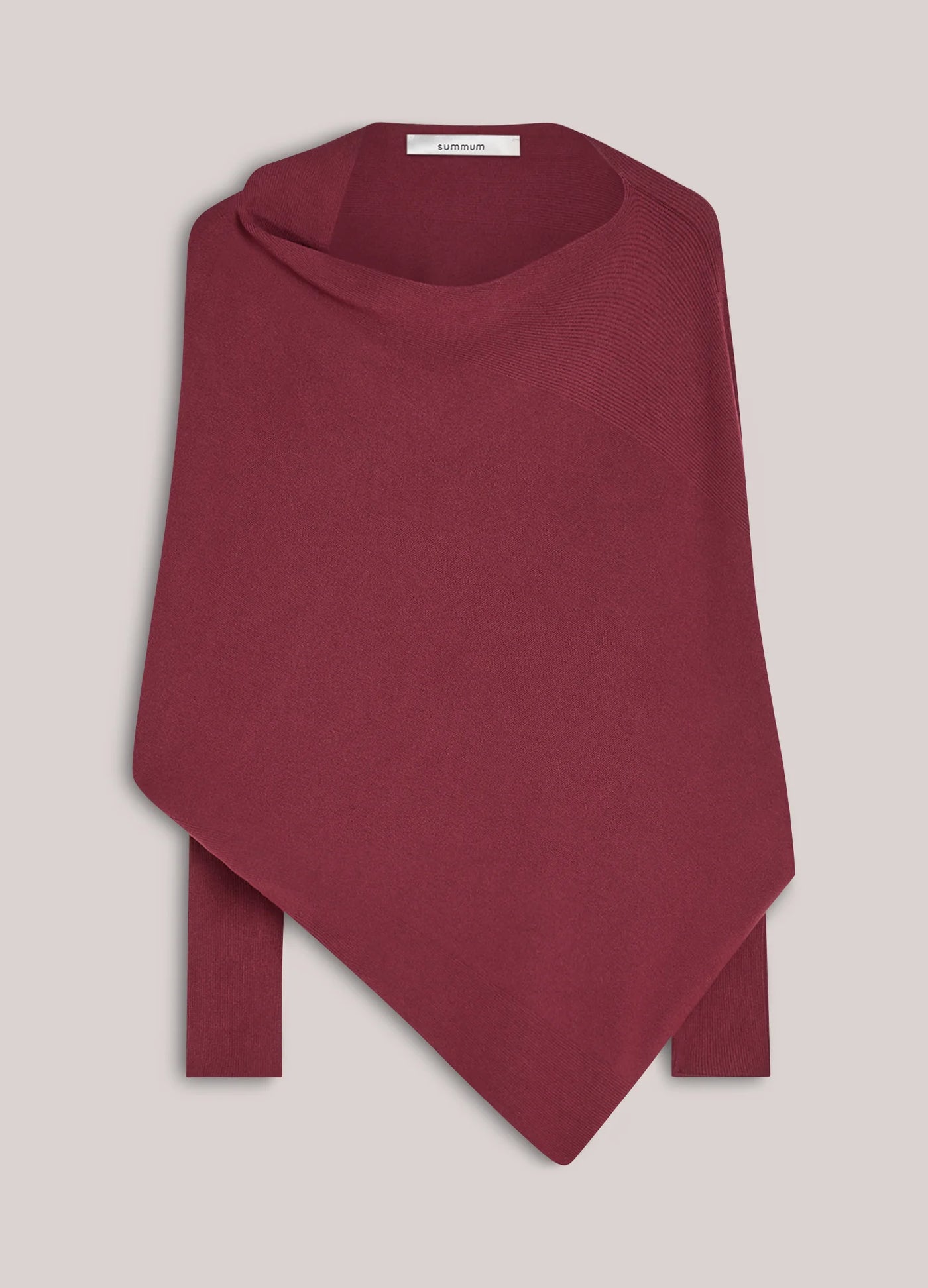 Summum Asymmetric knit - Bordeaux