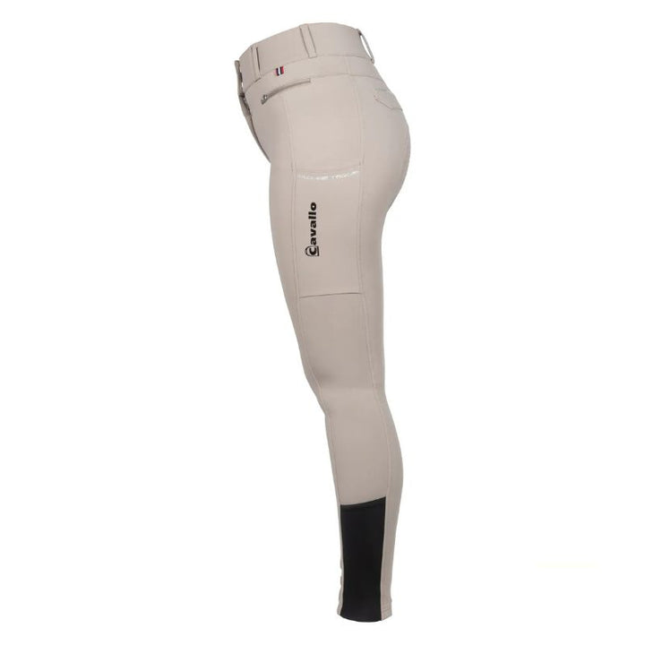 Cavallo Cay Full Grip Ridebukser - Latte