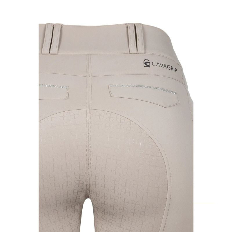Cavallo Cay Full Grip Ridebukser - Latte