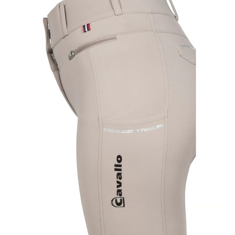 Cavallo Cay Full Grip Ridebukser - Latte