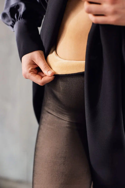 Decoy Thermo/Fleece Strømpebukser Sort 280 Den.