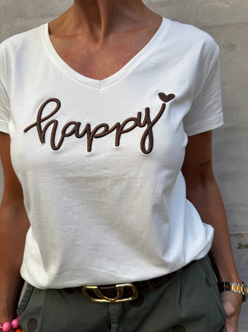 Boho Love "Happy" T-shirt.