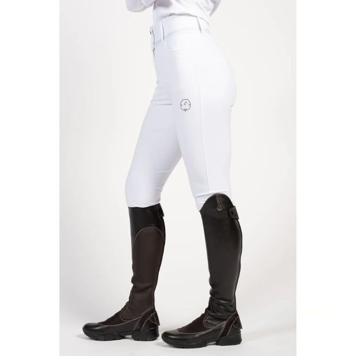Vestrum Libra Ridebukser Studs Full Grip - Hvid
