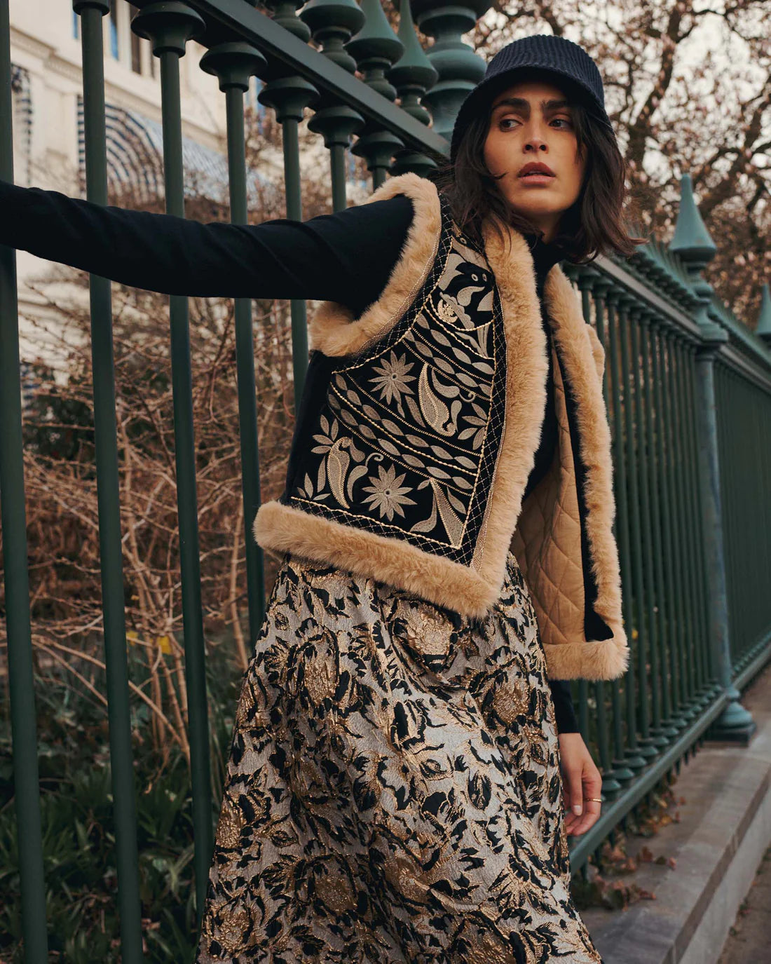 Summum vest -with faux fur