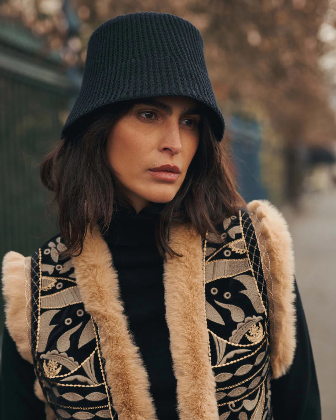 Summum vest -with faux fur