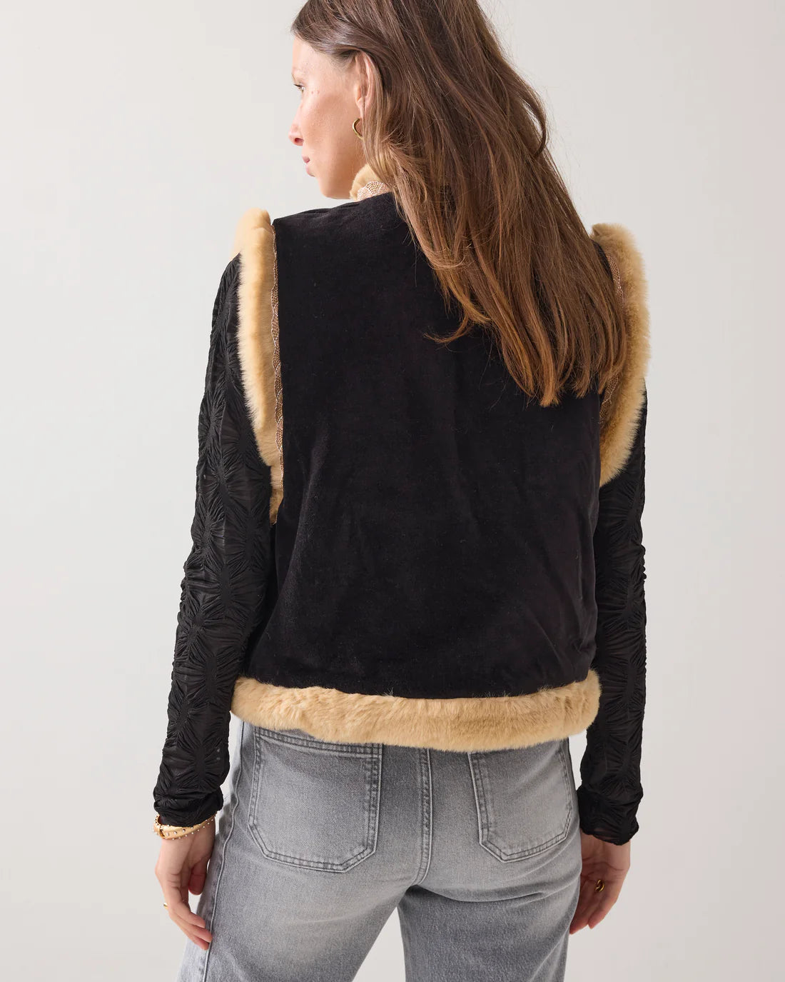 Summum vest -with faux fur