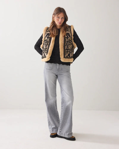 Summum vest -with faux fur