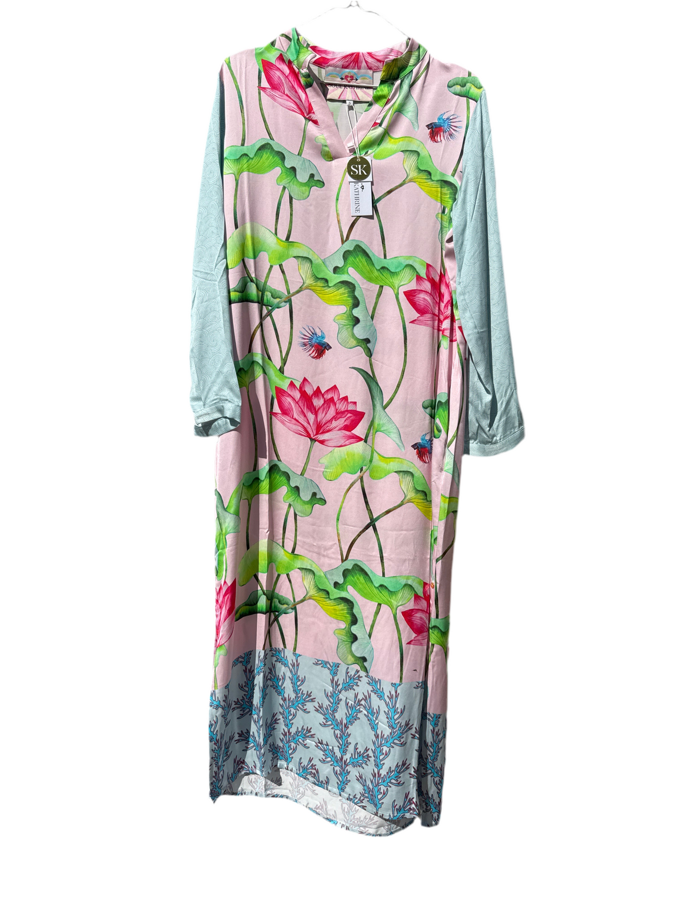 Tunic Long Fish Dress - Pink
