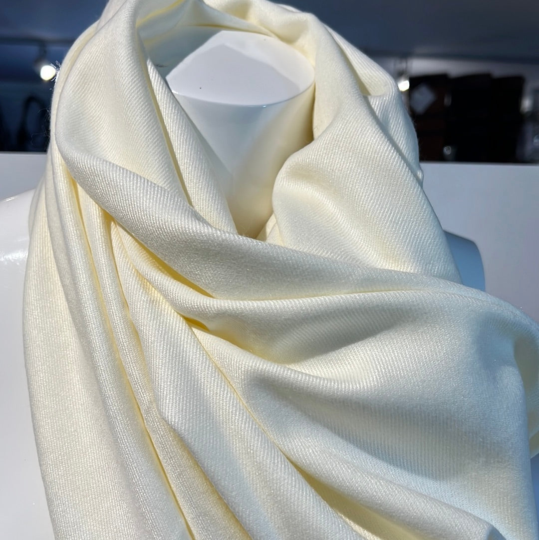 Cashmere Tørklæde - off white