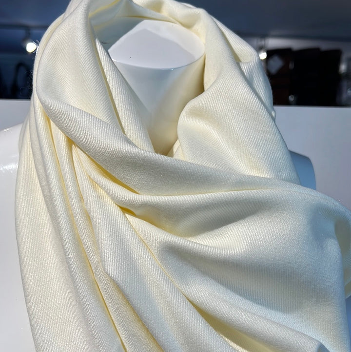 Cashmere Tørklæde - off white
