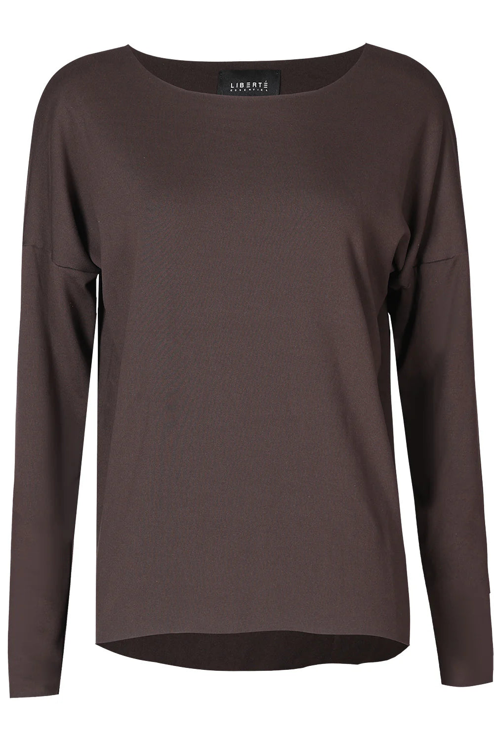 Alma bluse (Fleece) Dark Chocolate
