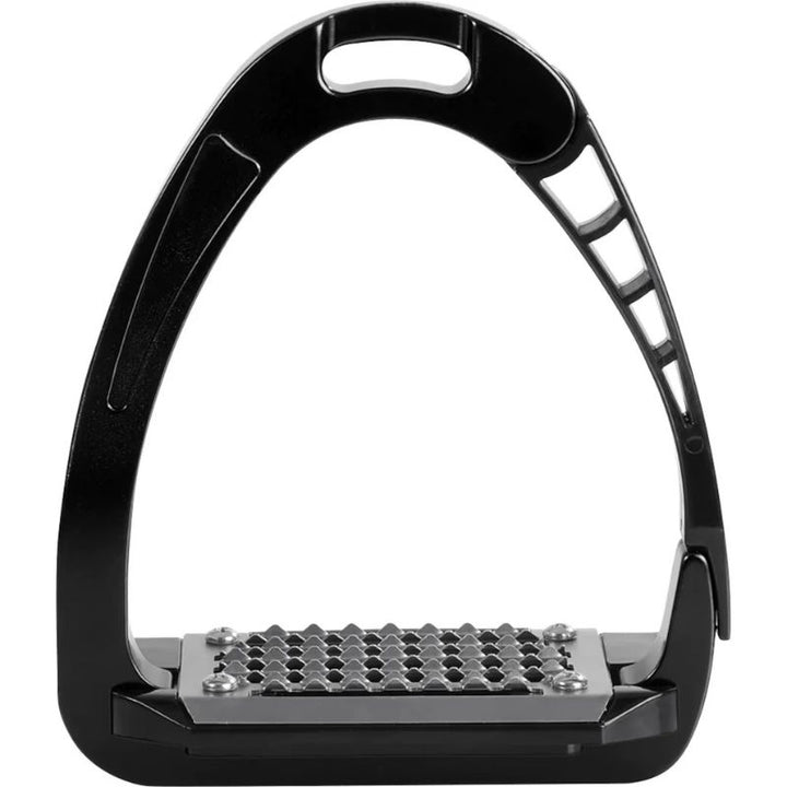 Acavallo Arena Alupro - Sort, acavallo stigbøjler, rideudstyr, acavallo arena alupro, sorte stigbøjler, sikkerheds stigbøjler, 