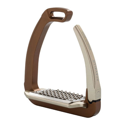 Acavallo Rel-X 180 Stigbøjle - Golden Brown, ridudstyr, acavallo, acavallo stigbøjler, acavallo rel-x 180, sikkerheds stigbøjler,