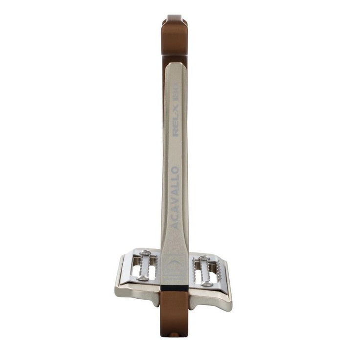 Acavallo Rel-X 180 Stigbøjle - Golden Brown, ridudstyr, acavallo, acavallo stigbøjler, acavallo rel-x 180, sikkerheds stigbøjler,
