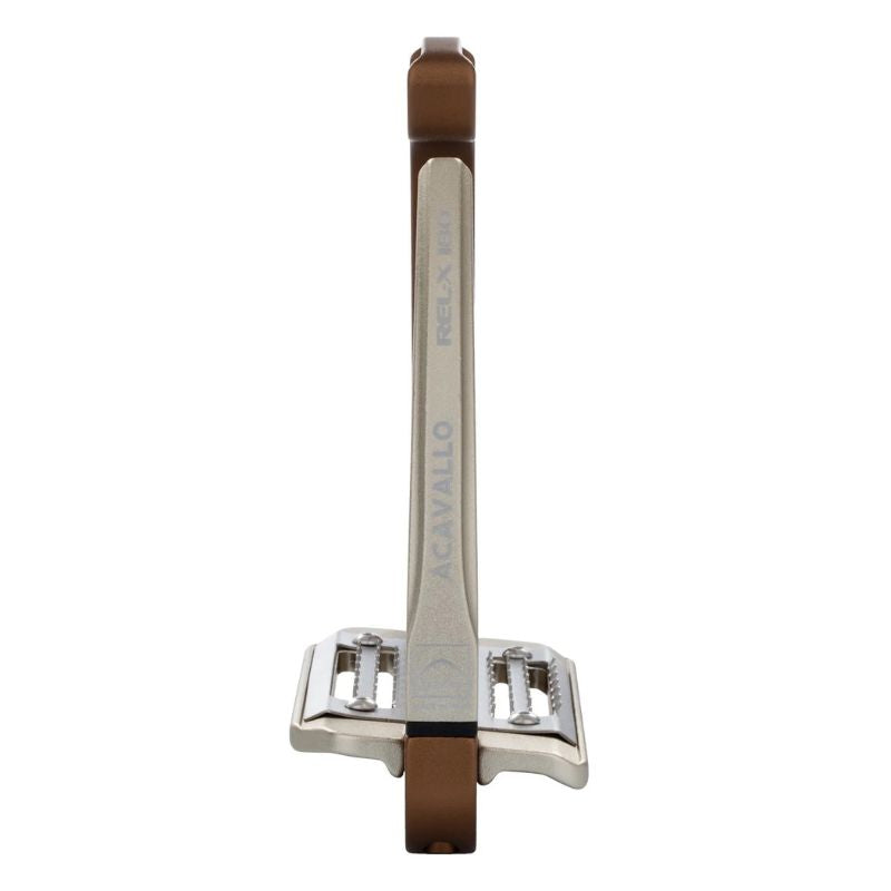 Acavallo Rel-X 180 Stigbøjle - Golden Brown, ridudstyr, acavallo, acavallo stigbøjler, acavallo rel-x 180, sikkerheds stigbøjler,