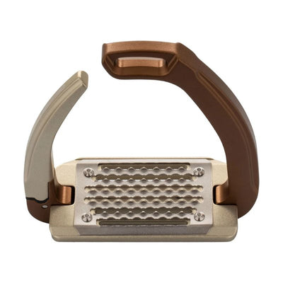 Acavallo Rel-X 180 Stigbøjle - Golden Brown, ridudstyr, acavallo, acavallo stigbøjler, acavallo rel-x 180, sikkerheds stigbøjler,