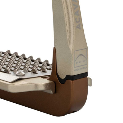 Acavallo Rel-X 180 Stigbøjle - Golden Brown, ridudstyr, acavallo, acavallo stigbøjler, acavallo rel-x 180, sikkerheds stigbøjler,