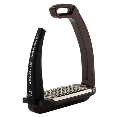 Acavallo Rel-x Easy Stigbøjler - Brun, rideudstyr, stigbøjler, acavallo, acavallo stigbøjler, acavallo rel-x easy, sikkerheds stigbøjler, 