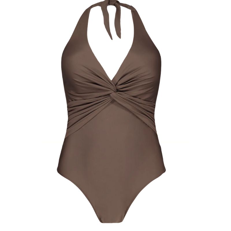 BARTS - Kelli Halter Shaping badedragt - Brun